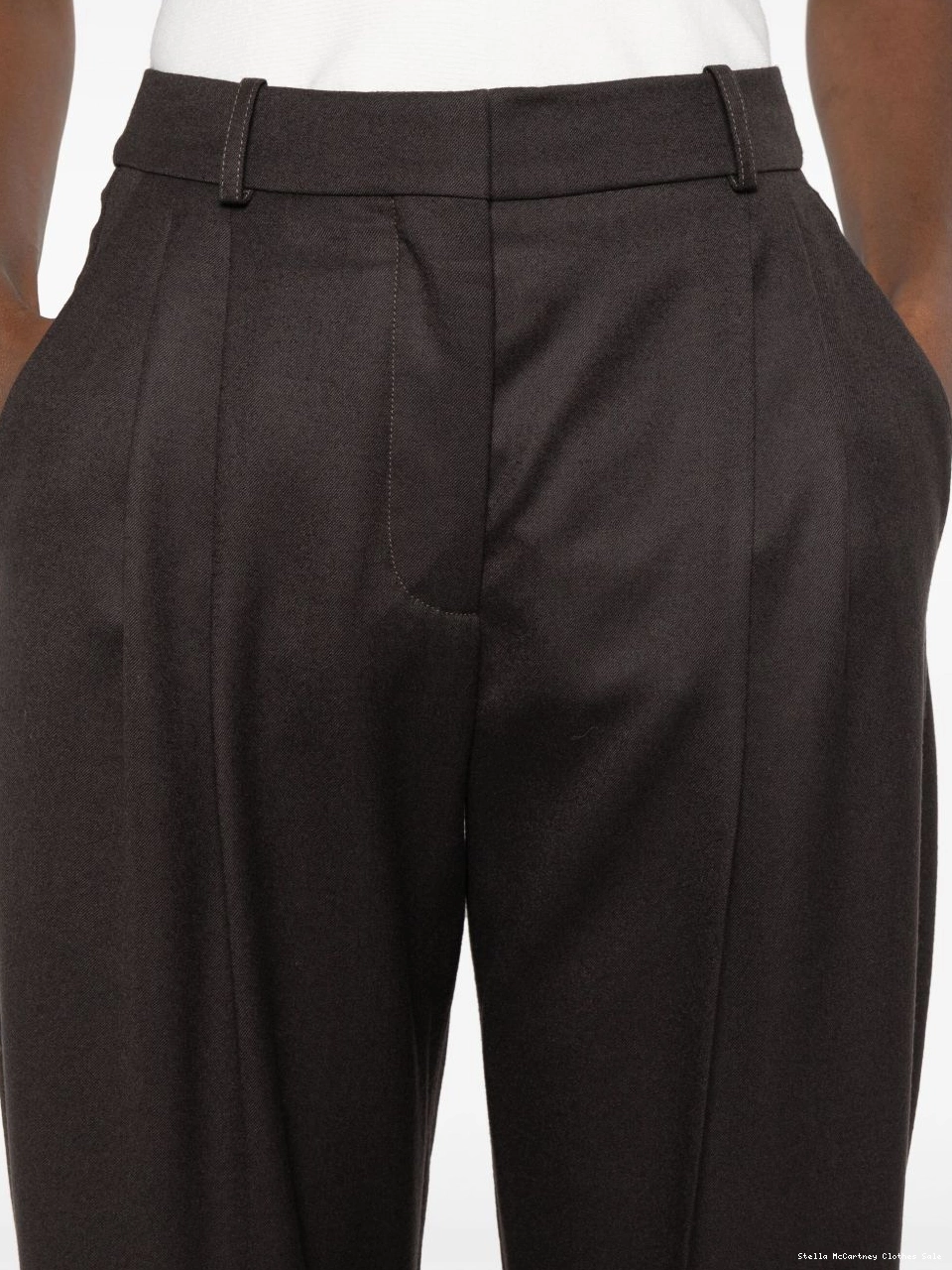 Cheap Women pleated trousers McCartney Stella wool 0821